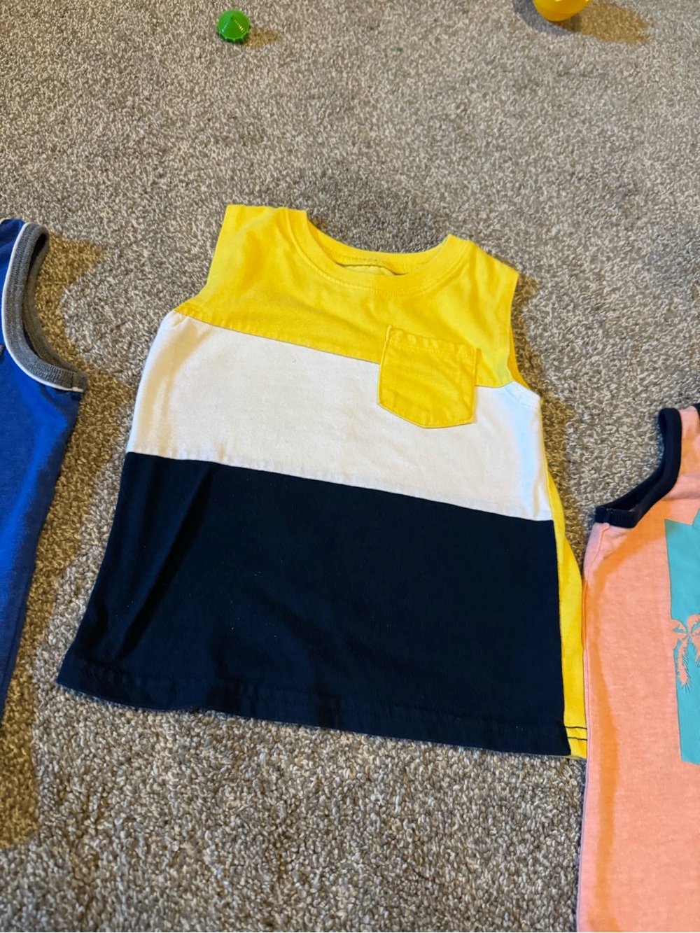Set of 3 toddler boys sleeveless summer shirts 2T Place Sport Garanimals - Picture 3 of 12